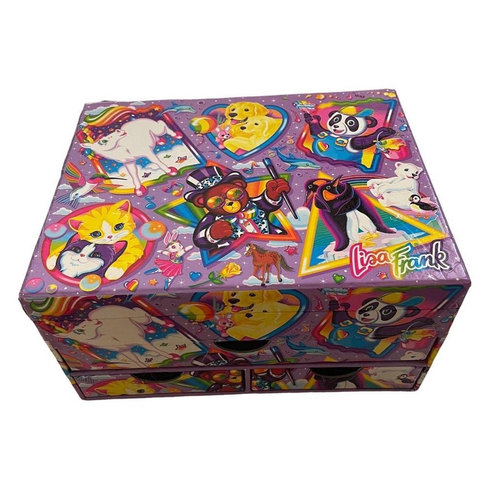 Vintage Lisa Frank Jewelry Box